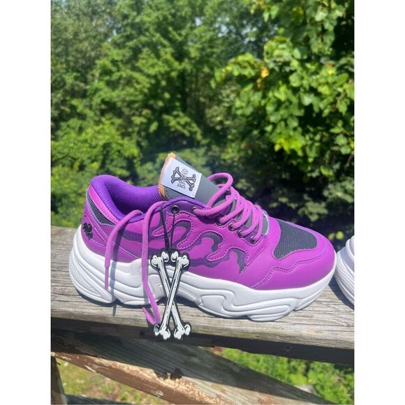 ROCKSTAR SNEAKERS (PURPLE HAZE) Men’s Sz 10 NIB - Picture 2 of 8